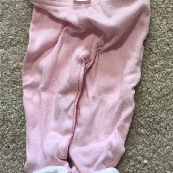 Baby girl newborn pink 2piece long sleeve pant set - Picture 4 of 5